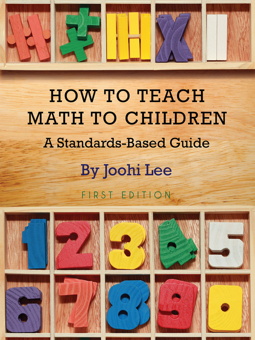 Cover of How to Teach Math to Children